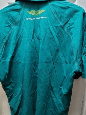 Aston Martin Formula One Team Teal Men's Polo Xl